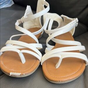White Strappy Sandals